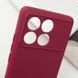 Чохол Silicone Cover Lakshmi Full Camera (A) для Xiaomi Poco X6 / Note 13 Pro 5G Бордовий / Marsala 288529 фото 5