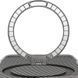 TPU+PC чохол Metal Buttons with MagSafe Carbon Ring для Apple iPhone 17 Pro Max (6.9") Сірий 396671 фото 2
