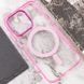 Чохол TPU Iris with MagSafe для Apple iPhone 14 Pro (6.1") Рожевий 272160 фото 5