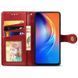 Шкіряний чохол книжка GETMAN Gallant (PU) для TECNO Camon 16 SE Червоний 211482 фото 3