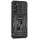 Ударостійкий чохол Camshield Army Ring для Samsung Galaxy S22+ Чорний / Black 285628 фото 5
