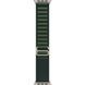 Ремінець Apple Watch Alpine Loop Band Medium Для Watch 49mm - Natural Titanium Finish - Dark Green (MXMV3) 330122 фото 3