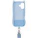 Чохол TPU GETMAN Cat with straps для Apple iPhone 16 Plus (6.7") Blue 357613 фото 3