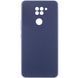 Чохол Silicone Cover Lakshmi Full Camera (AAA) для Xiaomi Redmi Note 9 / Redmi 10X Темно-синій / Midnight blue 283040 фото 1