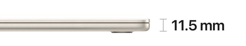 Ноутбук Apple MacBook Air 15.3 8CPU/10GPU/24GB/1TB Starlight Z18R000PU 2023 (M2) 272913 фото
