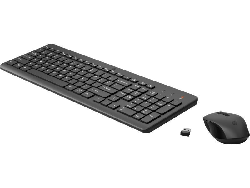 Комплект клавіатура та миша HP 330, WL, EN/RU, чорний (2V9E6AA) 364775 фото