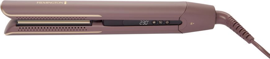 Випрямляч Remington AIRvive, 61Вт, темп.режимов-5, 150-230С, дісплей, кераміка, фіолетово-злотий 397305 фото