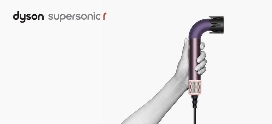 Фен Dyson Supersonic HD18 Professional Hair Dryer Curly+Coily (123486-01) Jasper Plum 393442 фото