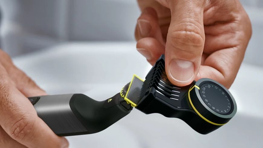 Бритва електр. Philips OneBlade Pro 360, Li-Ion, сух.+волог., індикатор заряду, твердий чохол, чорний (QP6652/61) 368729 фото