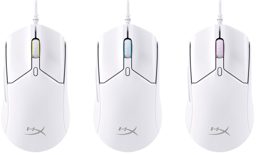 Миша HyperX Pulsefire Haste 2, RGB, USB-A, USB, білий (6N0A8AA) 372903 фото