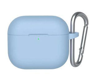 Чохол Airpods 4 Blueo Liquid Silicone Case (B44-A4LBL) Light Blue 326532 фото
