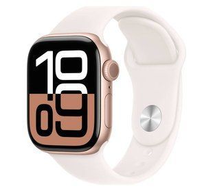 Смарт-годинник Apple Watch Series 10 GPS 46mm Rose Gold Aluminium Case with Light Blush Sport Band M/L MWWU3 320058 фото