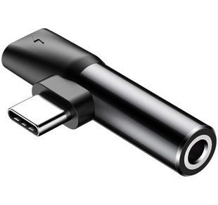 Перехідник Baseus L41 Type-C To Type-C + 3.5mm Black (CATL41-01) 269114 фото