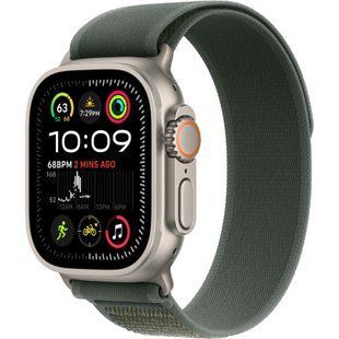 Смарт-годинник Apple Watch Ultra 2 GPS + LTE 49mm Natural Titan. Case w. Navy Alpine Loop - Large (MYT33+MXN03) 397367 фото