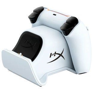 Зарядна станція HyperX ChargePlay Duo для PS5 DualSense (51P68AA) White 365360 фото