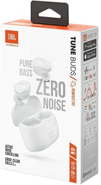 Навушники JBL Tune Buds (JBLTBUDSWHT) White 273982 фото