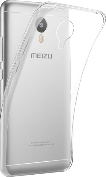 Чехол-накладка Meizu M3 Note Silicon Case Vip (0.3mm) Transparent 67475 фото