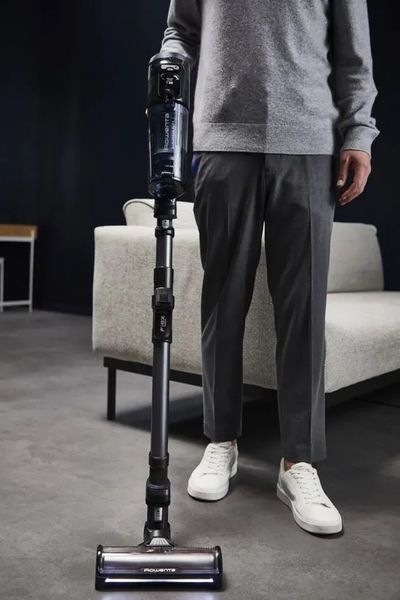Пилосос Rowenta безпровідний X-Force Flex 12.60 Neo, 320Вт, конт пил -0.9л, автон. робота до 60хв, вага-2.5кг, НЕРА, чорно-синій (RH9L42WO) 374609 фото
