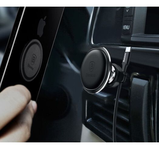 Автомобільний тримач Baseus Magnetic Air Vent Car (SUGX020001) Чорн. 274147 фото