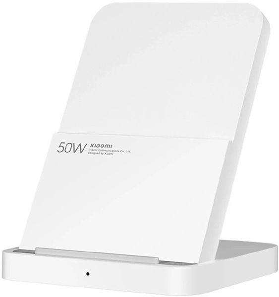 Бездротовий зарядний пристрій Xiaomi 50W Wireless Charging Stand Pro BHR7560GL White 349636 фото