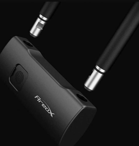 Велозамок зі сканером відбитка пальця Xiaomi AreoX U-lock Smart Fingerprint U8 (220 мм) 142384 фото