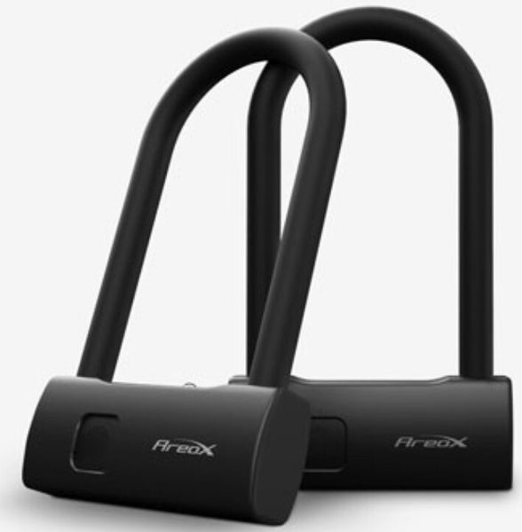 Велозамок зі сканером відбитка пальця Xiaomi AreoX U-lock Smart Fingerprint U8 (220 мм) 142384 фото