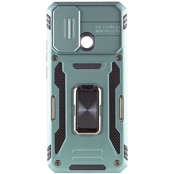 Ударостійкий чохол Camshield Army Ring для Xiaomi Redmi 10C Зелений / Light Green 257696 фото