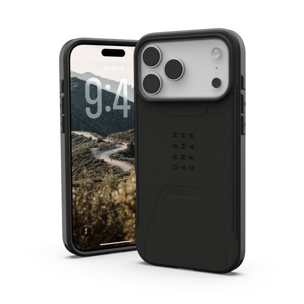 Чохол-накладка iPhone 17 Pro Max UAG Civilian MagSafe, Black (114546114040) 393821 фото