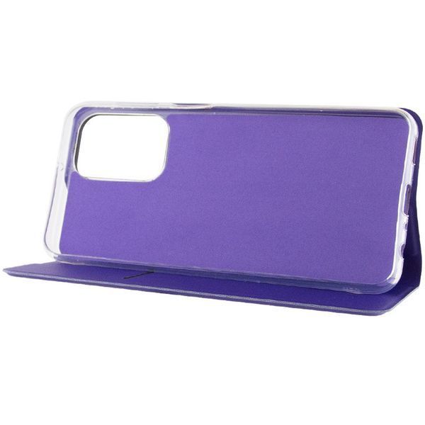Шкіряний чохол книжка GETMAN Elegant (PU) для TECNO Camon 19 Фіолетовий 269626 фото