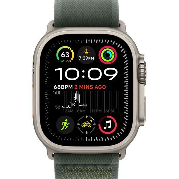 Смарт-годинник Apple Watch Ultra 2 GPS + LTE 49mm Natural Titan. Case w. Navy Alpine Loop - Large (MYT33+MXN03) 397367 фото
