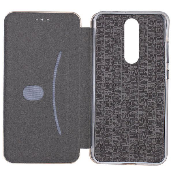 Шкіряний чохол-книжка Classy для Xiaomi Redmi 8 Золотий 354572 фото