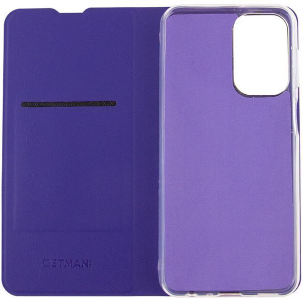Шкіряний чохол книжка GETMAN Elegant (PU) для TECNO Camon 19 Фіолетовий 269626 фото