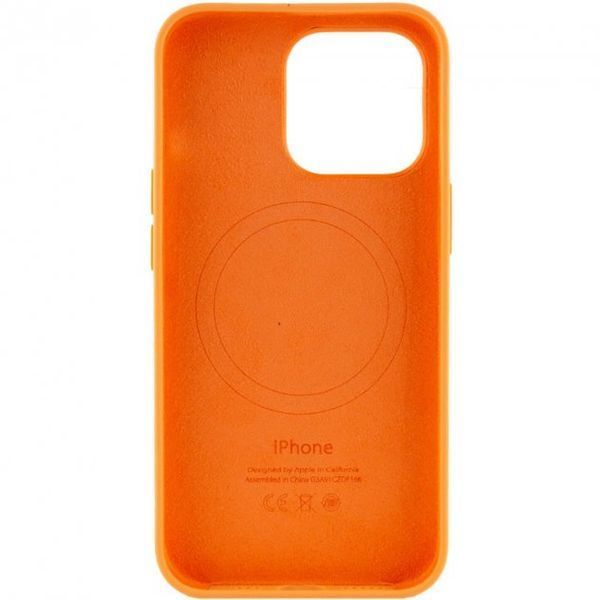 Чохол-накладка iPhone 13 Pro Max Apple Silicone Case with Animation & MagSafe Marigold 224469 фото