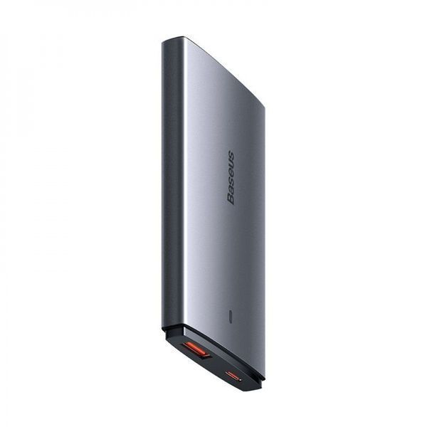 Зарядний Пристрій Baseus GaN5 Pro 65W Ultra-Slim (Type-C + USB) + Кабель Type-C to Type-C 100W (1м) (CCGP150113) Gray 272632 фото