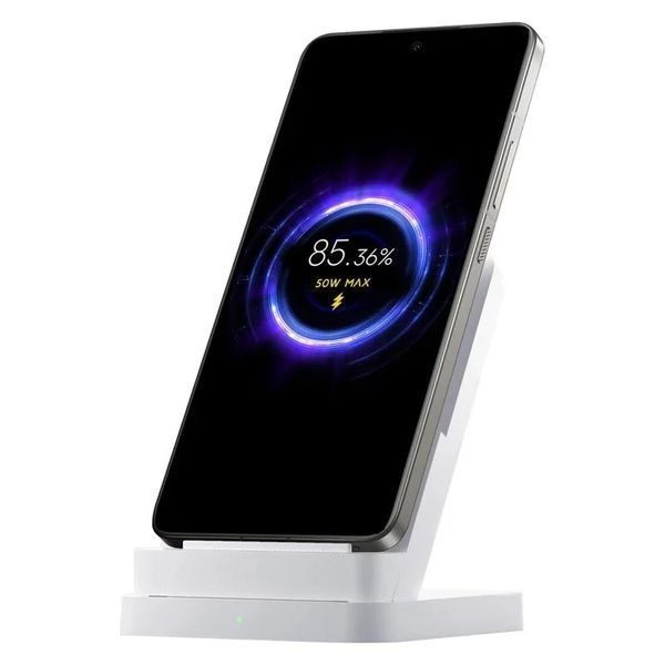 Бездротовий зарядний пристрій Xiaomi 50W Wireless Charging Stand Pro BHR7560GL White 349636 фото