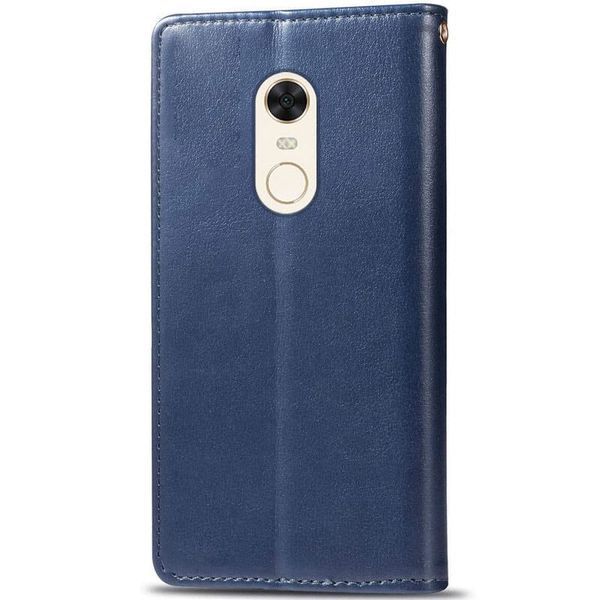 Шкіряний чохол книжка GETMAN Gallant (PU) для Xiaomi Redmi 5 Plus / Redmi Note 5 (Single Camera) Синій 275580 фото