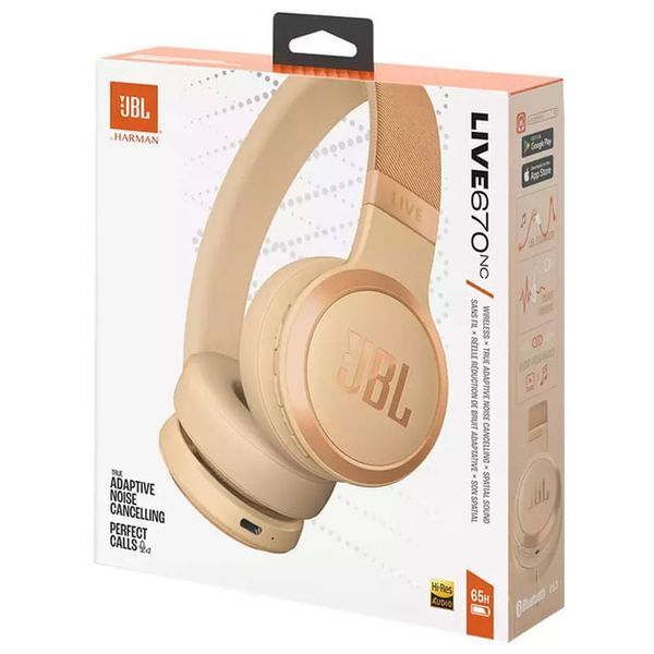 Навушники JBL Live 670NC (JBLLIVE670NCSAT) Sandstone 382569 фото