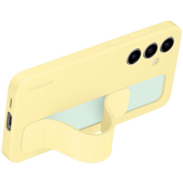 Чохол-накладка Samsung S24 FE Standing Grip Case (EF-GS721CYEGWW) Yellow 322119 фото