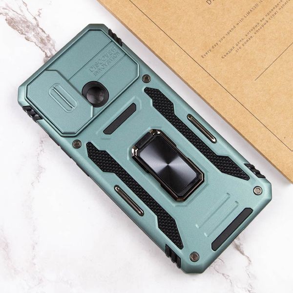 Ударостійкий чохол Camshield Army Ring для Xiaomi Redmi 10C Зелений / Light Green 257696 фото