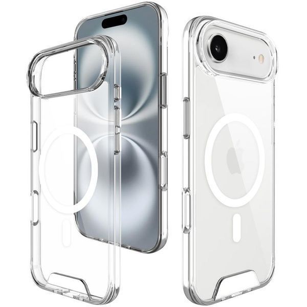 Чохол TPU Space Case with MagSafe для Apple iPhone 17 Air (6.5") Прозорий 398890 фото