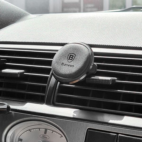 Автомобільний тримач Baseus Magnetic Air Vent Car (SUGX020001) Чорн. 274147 фото