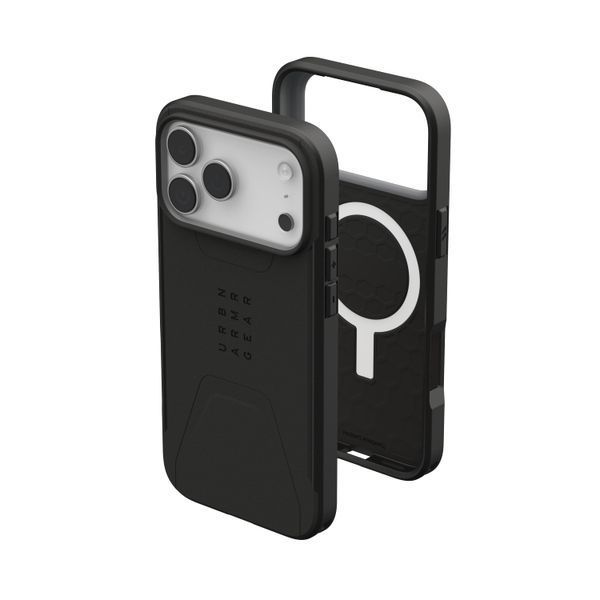 Чохол-накладка iPhone 17 Pro Max UAG Civilian MagSafe, Black (114546114040) 393821 фото
