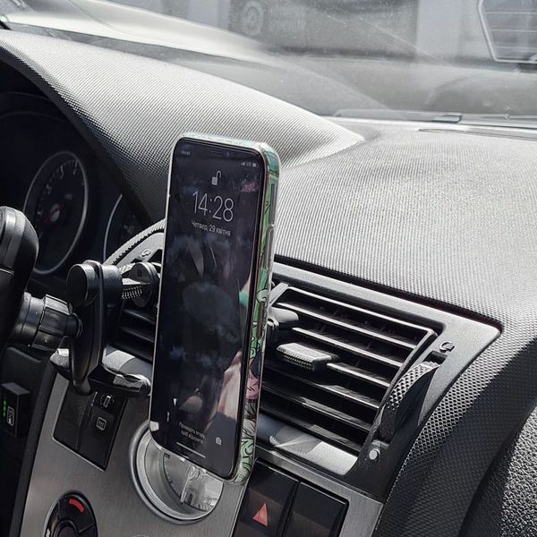 Автомобільний тримач Baseus Magnetic Air Vent Car (SUGX020001) Чорн. 274147 фото