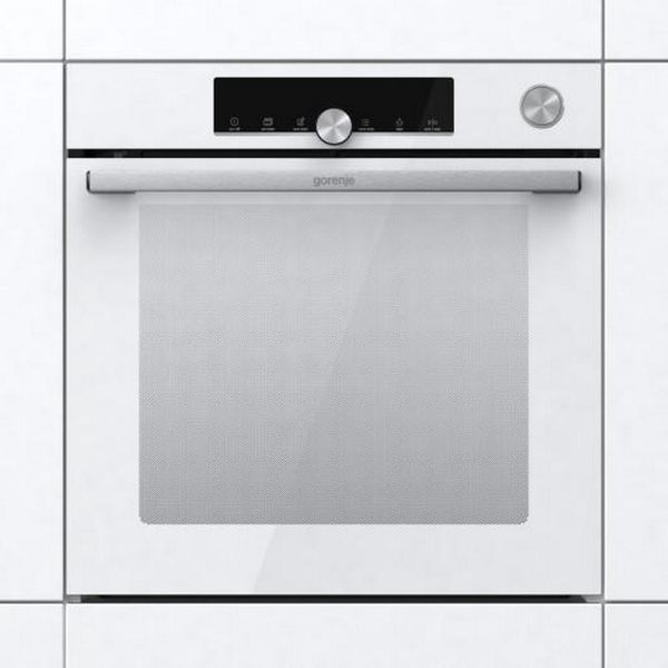 Духова шафа Gorenje електрична, 77л, A+, пара, дисплей, готування на різних рівнях, піроліз, білий (BPSA6747A08WG) 369150 фото