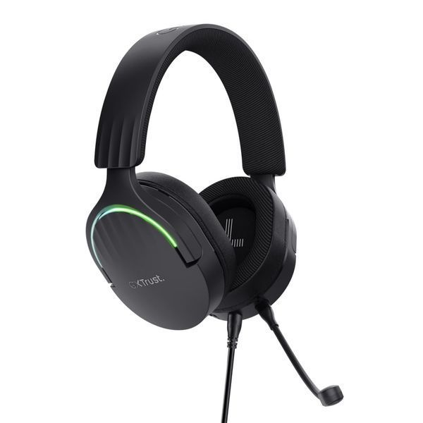 Гарнітура ігрова Trust GXT 490 FAYZO, 7.1, USB-A, 2м, чорний 362621 фото