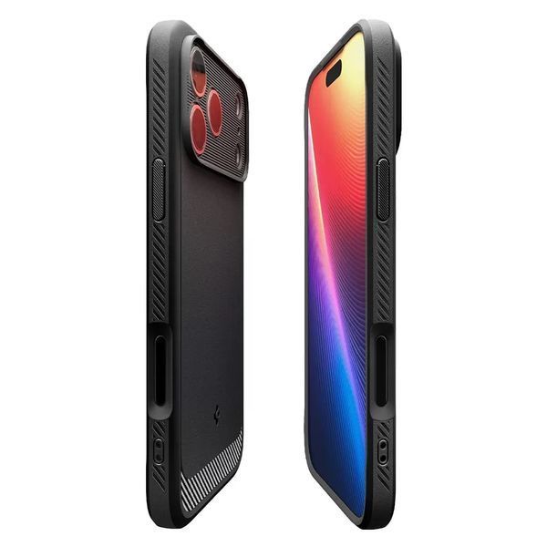 Чохол Spigen для iPhone 17 Pro, Rugged Armor MagFit, Matte Black (ACS10329) 395521 фото