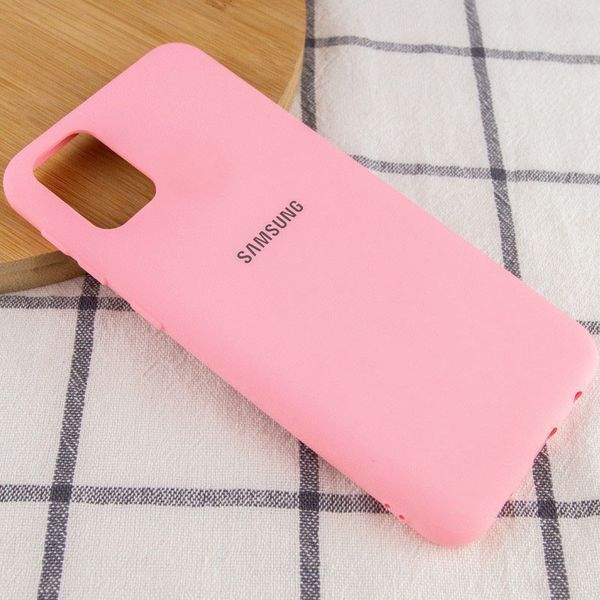 Чехол Silicone Cover My Color Full Protective (A) для Samsung Galaxy A02s Розовый / Pink 205285 фото
