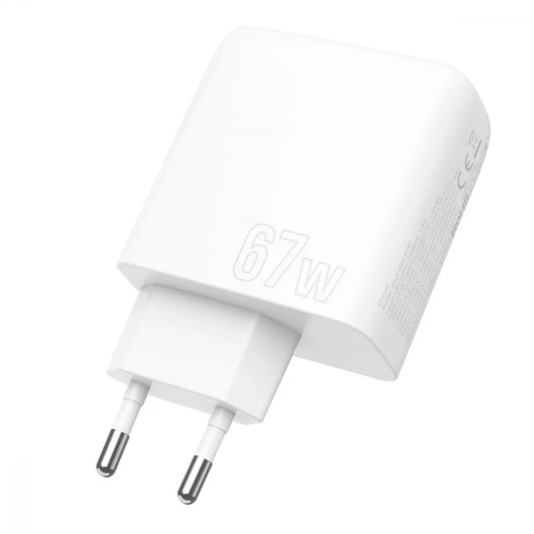 Зарядний Пристрій Proove Shot GaN 67W (2Type-C + USB) (WCSG67120002) White 287399 фото