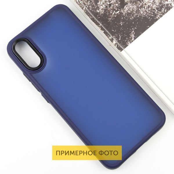 Чохол TPU+PC Lyon Frosted для Oppo A60 4G Navy Blue 359016 фото