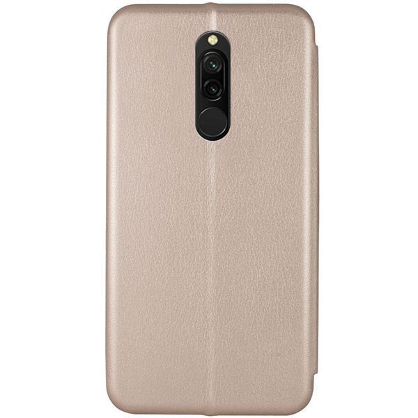 Шкіряний чохол-книжка Classy для Xiaomi Redmi 8 Золотий 354572 фото